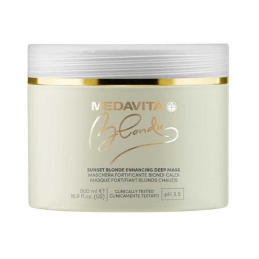 Medavita Blondie Maschera Fortificante biondi caldi 500ml - Planethair 