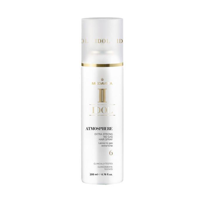 Medavita Idol Atmosphere Extra Strong No Gas Hair Spray 200ml - Planethair 