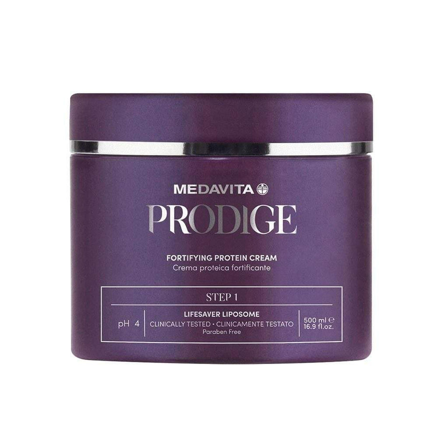 Medavita Prodige Fortifying Protein Cream Maschera Proteica Capelli 500ml - Planethair 