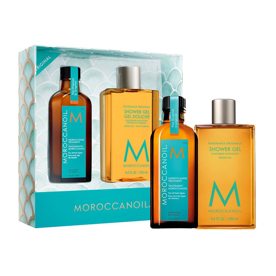 Moroccanoil Kit Treatment e Bagno Doccia - Olio per Capelli - Omnibus: Compliant