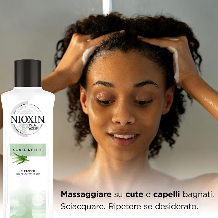 Nioxin Scalp Relief Cleanser Shampoo Cuoio Capelluto Sensibile - Capelli Misti/Grassi - 40%