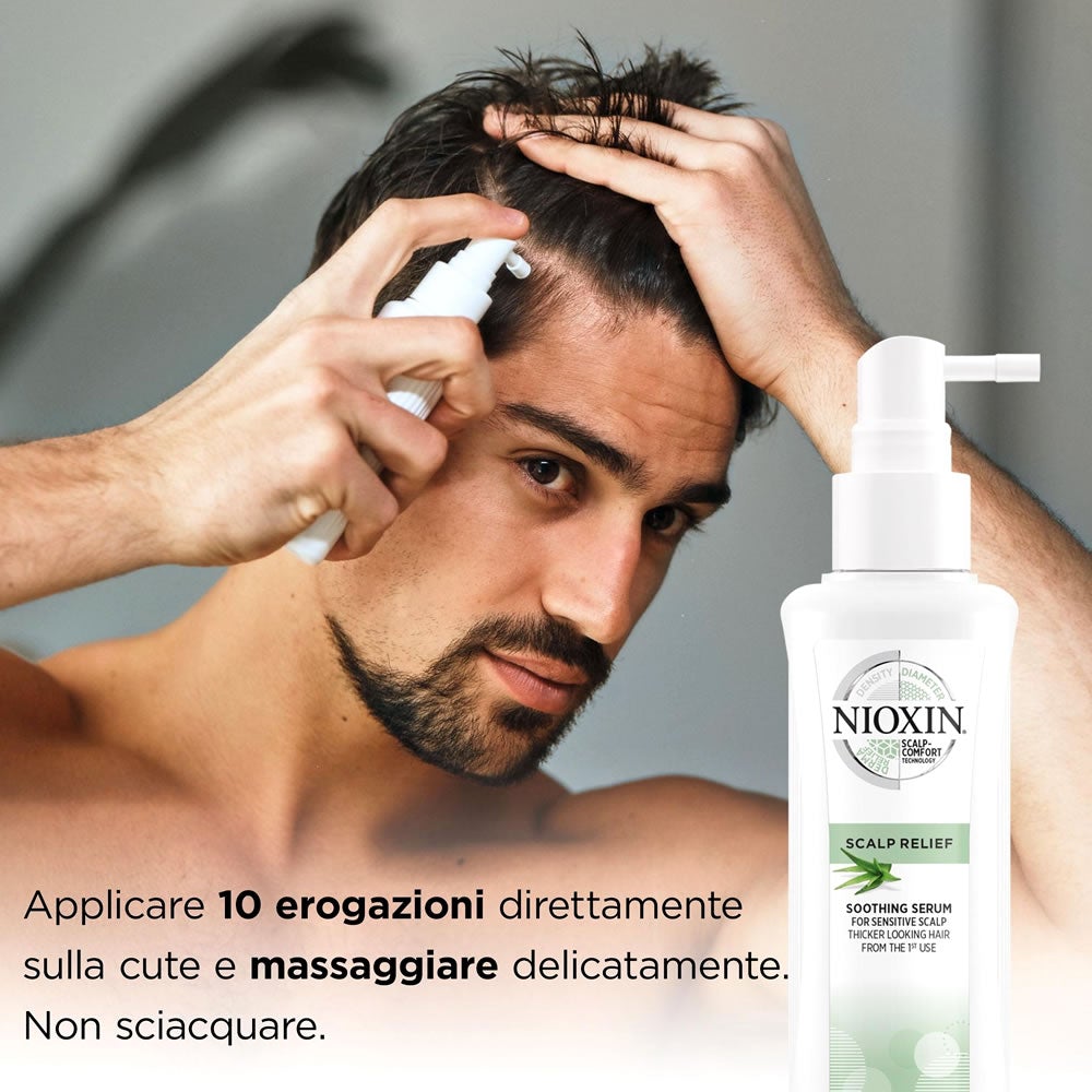 Nioxin Scalp Relief Soothing Serum Siero Lenitivo Cuoio Capelluto 100ml - Planethair 