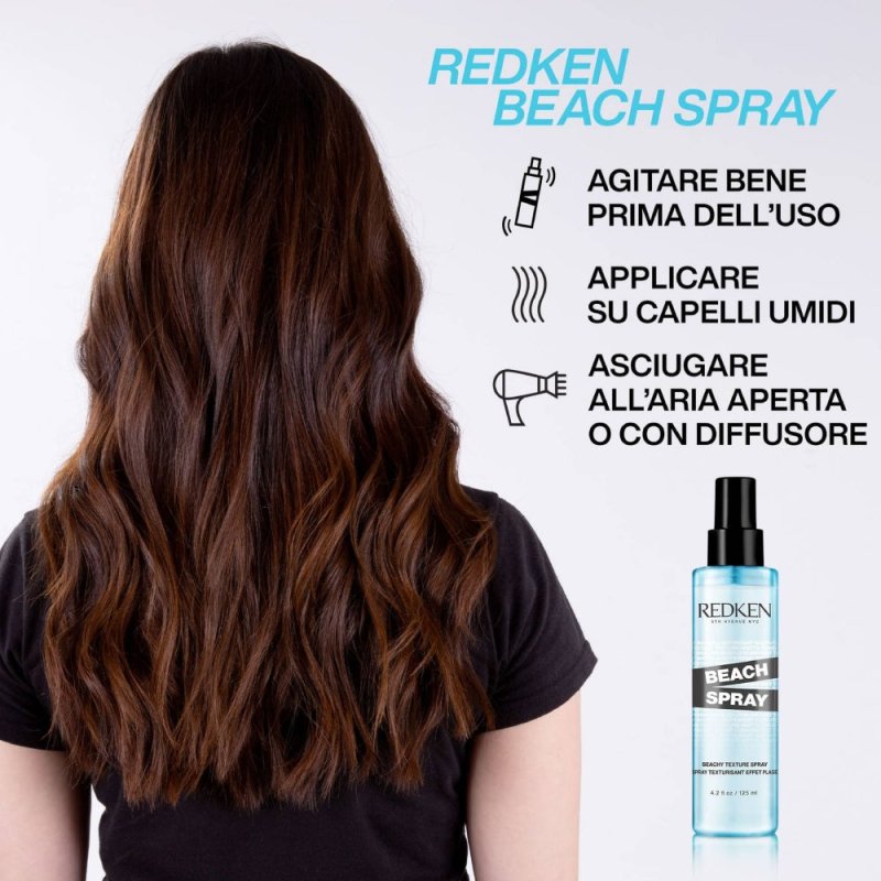 Redken Beach Spray capelli effetto spiaggia 125ml - Planethair 