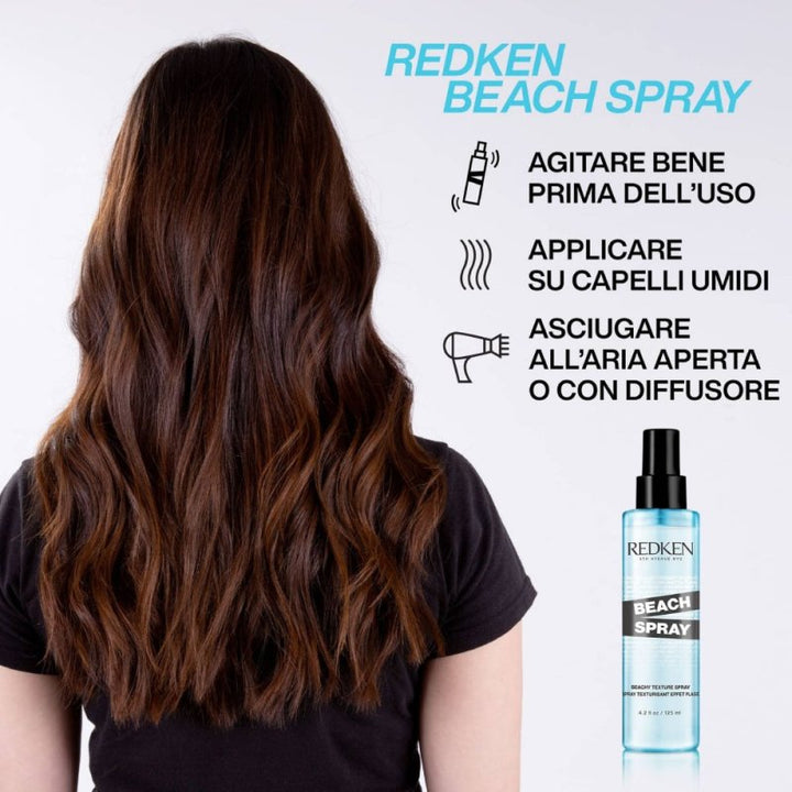 Redken Beach Spray capelli effetto spiaggia 125ml - Planethair 
