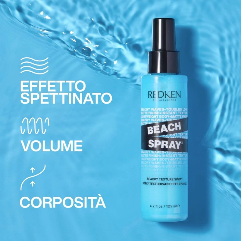 Redken Beach Spray capelli effetto spiaggia 125ml - Planethair 