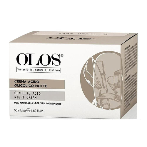 Olos Crema Viso Acido Glicolico Notte 50ml - Planethair
