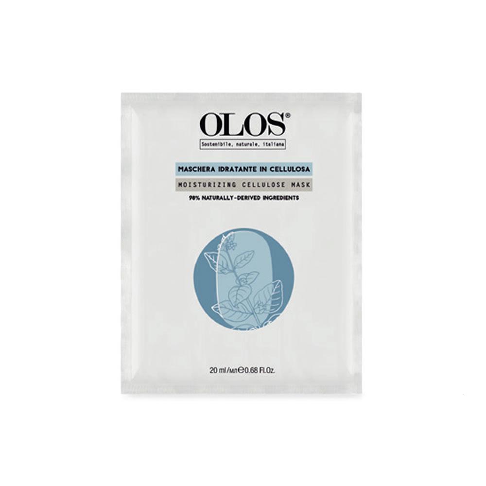 Olos Maschera Idratante Viso in Cellulosa monouso - Planethair 