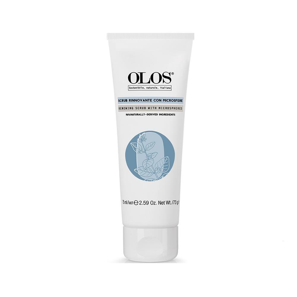 Olos Scrub Viso Rinnovante con Microsfere 75ml - Planethair 