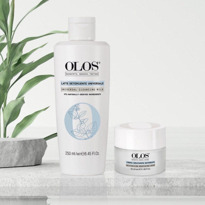 Olos Kit Latte Detergente Universale e Crema Viso Idratante - Planethair 