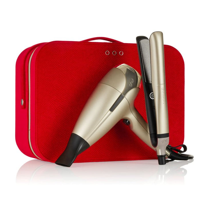Ghd Platinum+ e Helios Deluxe Gift Set Oro Champagne - Piastra per capelli - Omnibus: Compliant