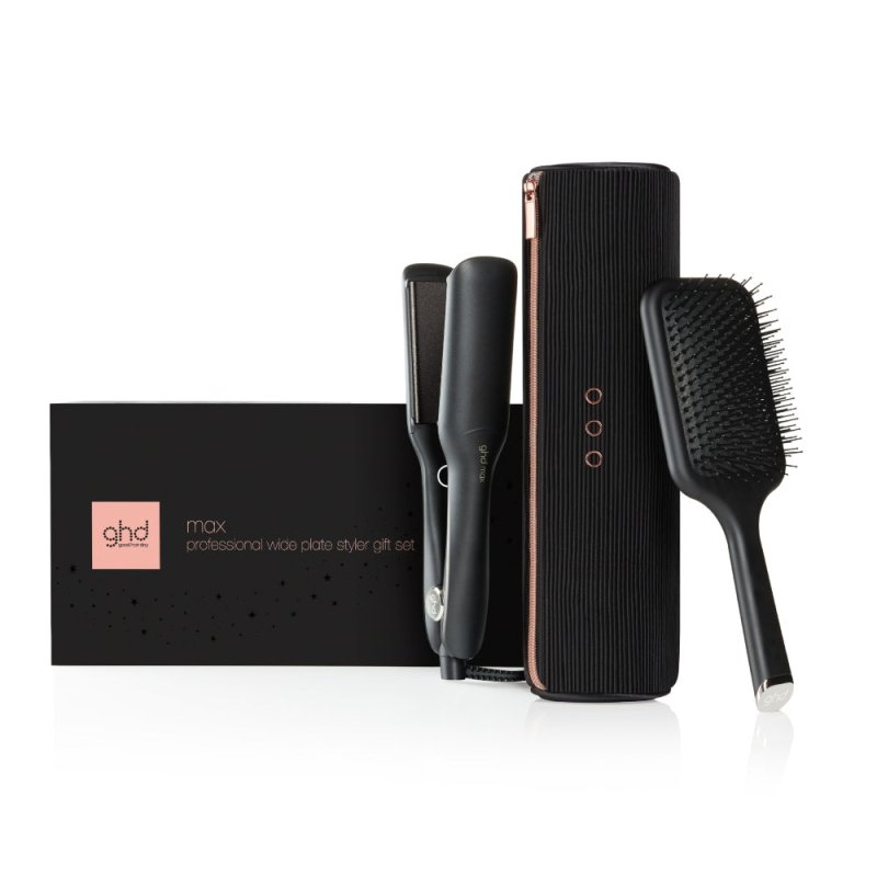 Ghd Max Gift Set piastra e spazzola - Piastra per capelli - Capelli