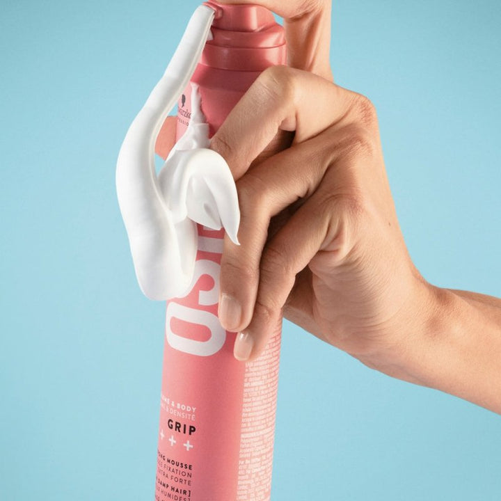 Schwarzkopf Osis Grip schiuma volumizzante 200ml - Planethair 