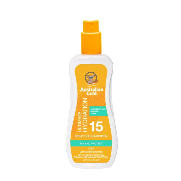 Australian Gold Spray Gel protezione solare viso e corpo 237ml - Planethair 