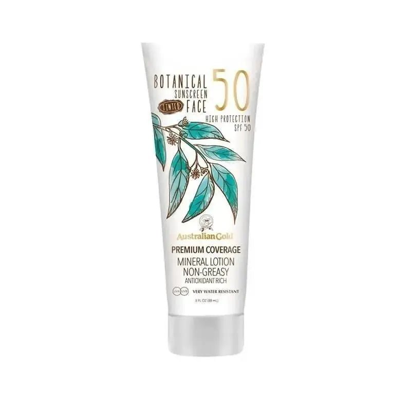 Botanical Sunscreen Tinted Face SPF 50 Light Australian Gold 89ml crema solare viso - Protezione solare -
