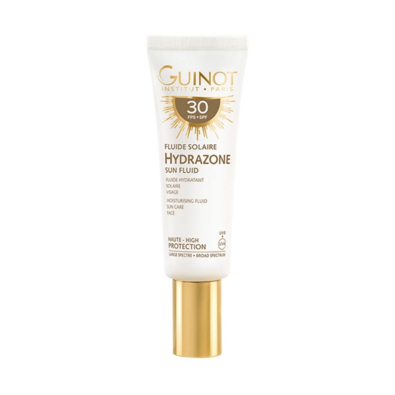 Guinot Hydrazone Sun Fluid SPF30 protezione solare viso 50ml - Planethair 