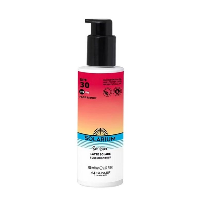 Solarium Latte Solare viso e corpo 150ml - Planethair 