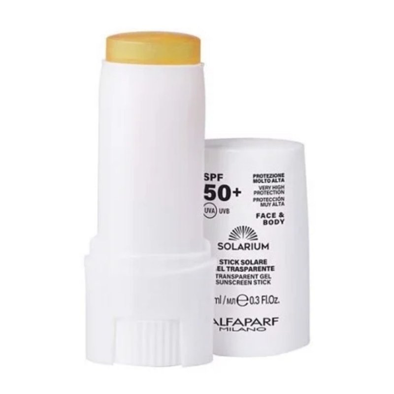 Solarium Stick Solare Gel Trasparente 50+ Viso e Corpo 9ml - Planethair 