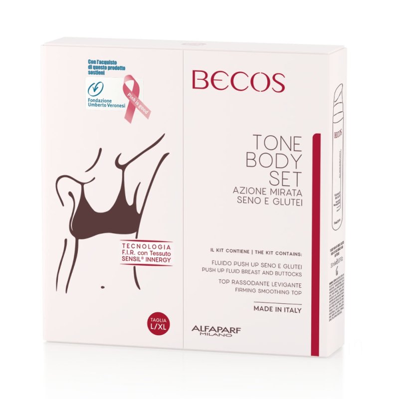 Becos Superbody Kit Tone Body Set tonificante seno e glutei - Rassodante & Tonificante - Becos