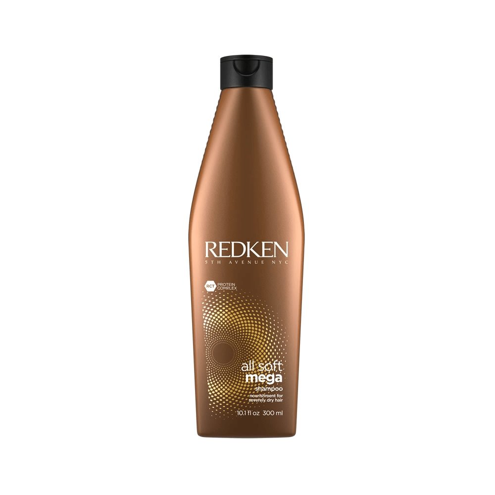 Redken All Soft Mega shampoo 300ml capelli secchi - Planethair 