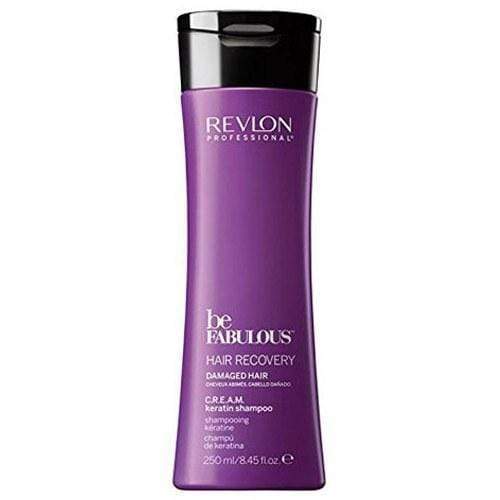 Revlon Be Fabulous Hair Recovery Cream Keratin Shampoo 250ml - Capelli Danneggiati - Capelli