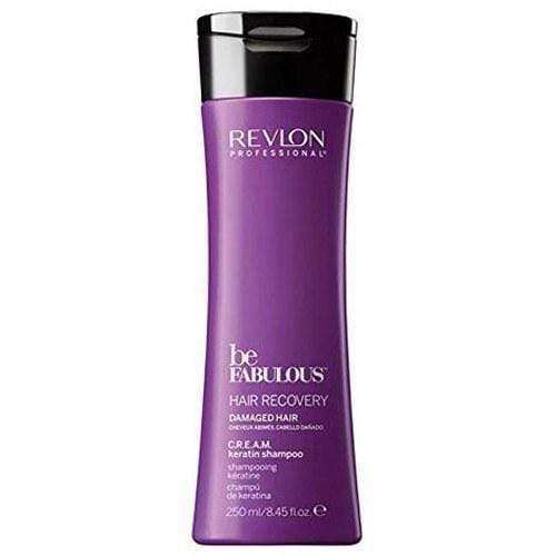 Revlon Be Fabulous Hair Recovery Cream Keratin Shampoo 250ml - Planethair 
