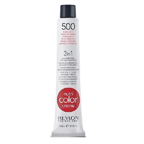 Revlon Professional Nutri Color Creme 500 Rosso Porpora 100ml - Balsamo Colorato - 100