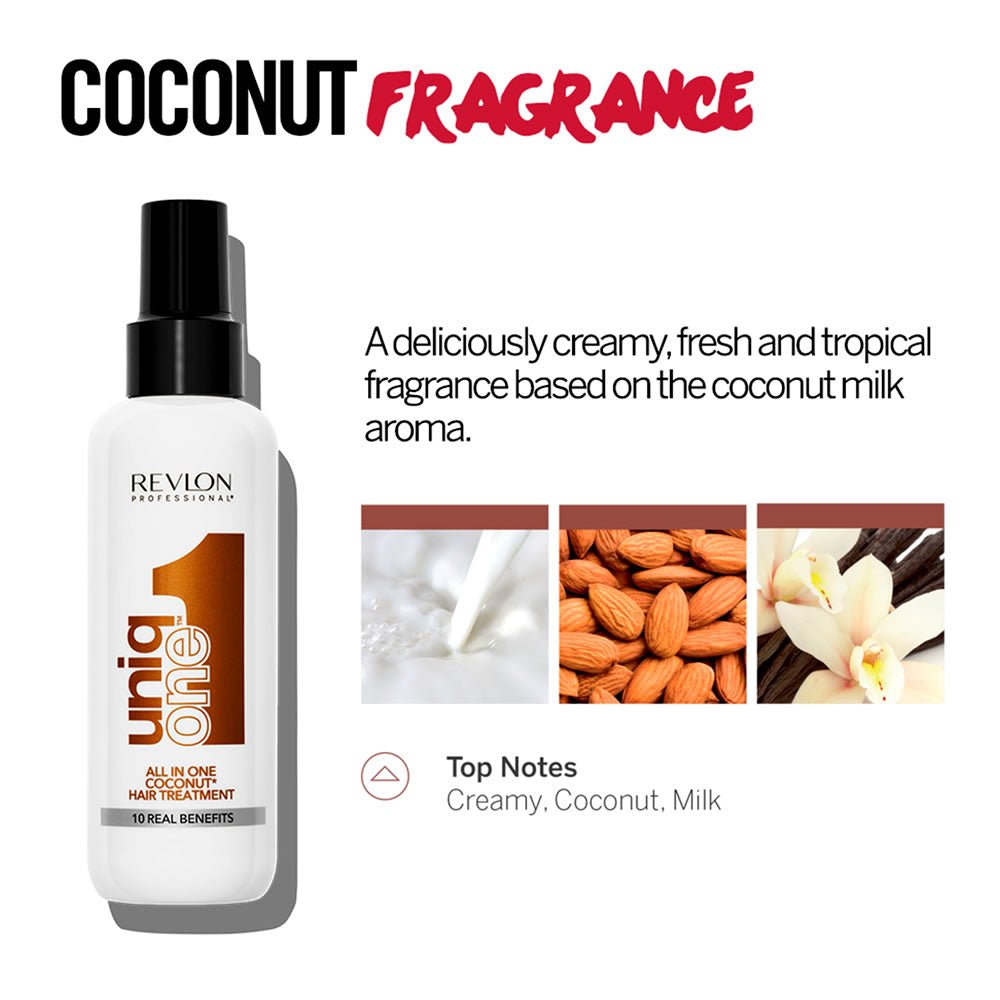 Revlon Professional Uniq One Hair Treatment Coconut Fragrance 150ml - Capelli Crespi - 30/40