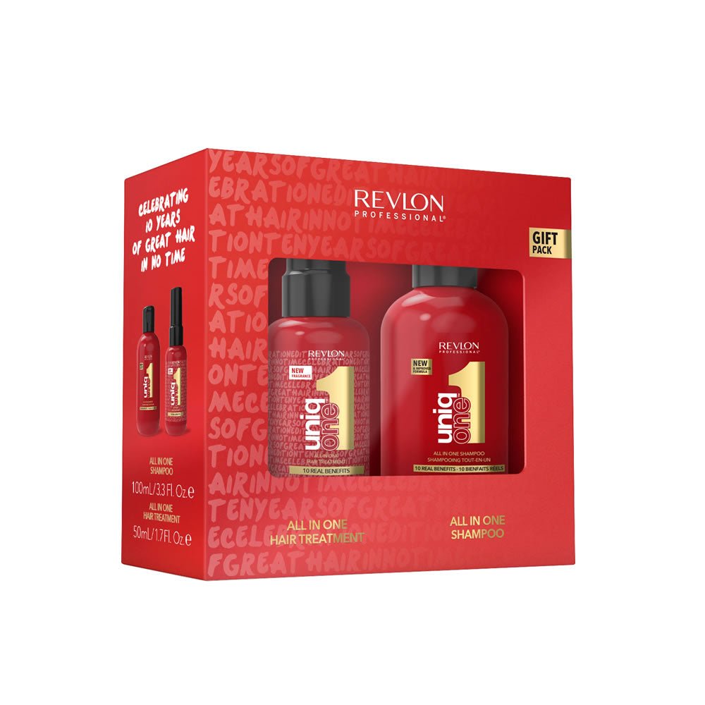 Revlon Professional Uniq One Kit da Viaggio Shampoo e Trattamento - Capelli Crespi - 30/40