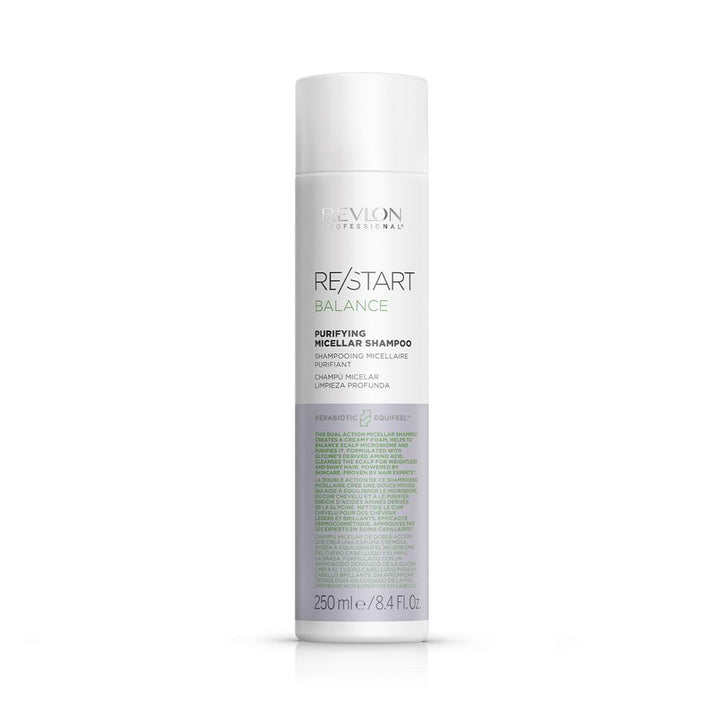 Revlon Restart Balance Shampoo Purificante Micellare - Capelli Secchi - Capelli Grassi