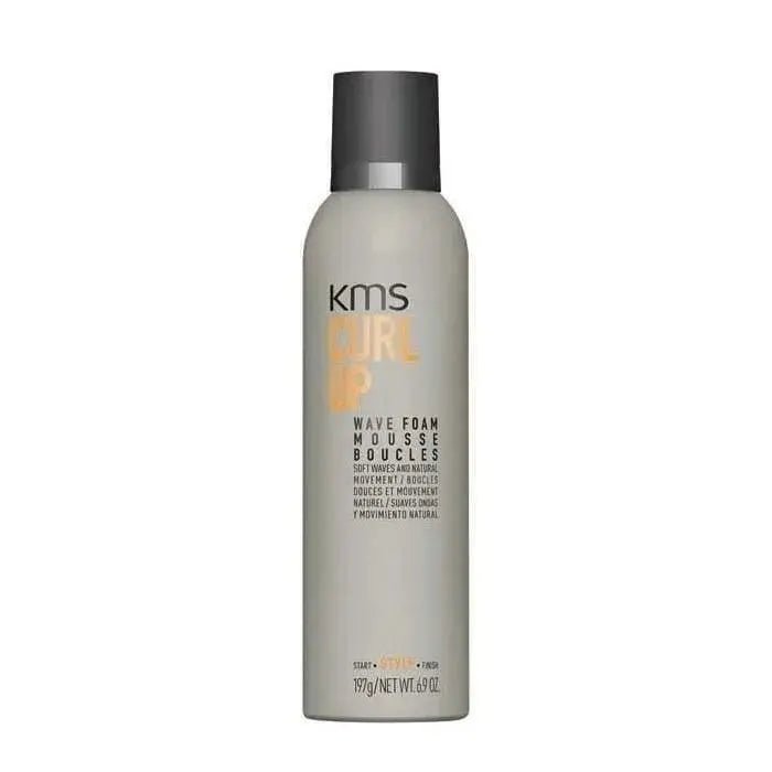 Kms Curl Up Wave Foam 200ml - Planethair 