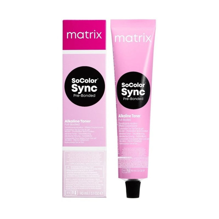 Matrix SoColor Sync Alkaline Toner 7AM Biondo Cenere Moka 90ml - Planethair 