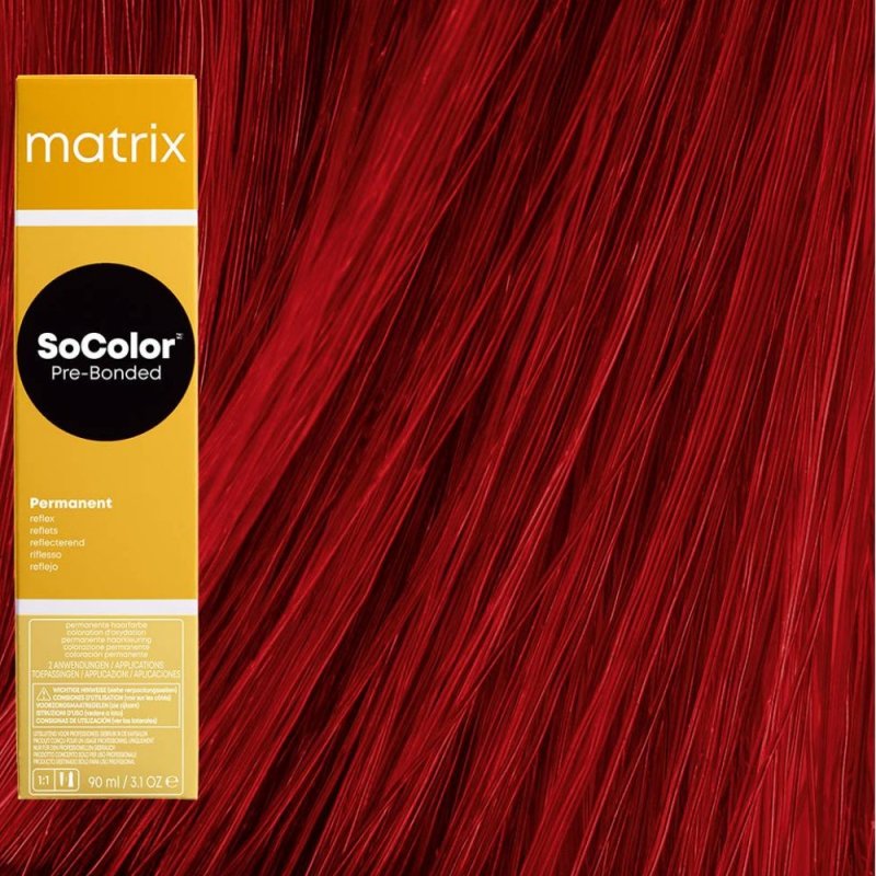 Matrix SoColor Pro Bonded 5RR+ Castano Chiaro Rosso Intenso 90ml - Riflessanti - 40%