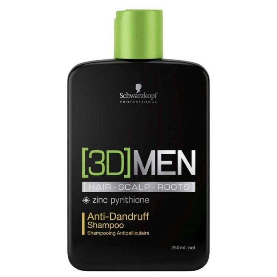 Schwarzkopf 3DMen Anti-Dandruff Shampoo 250ml - Forfora - fino al 30%