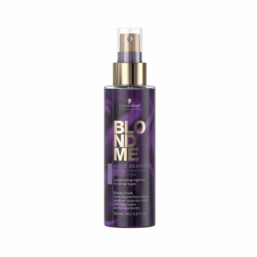 Schwarzkopf Blondme Cool Blondes Neutralising Spray Balsamo antigiallo 150ml - Capelli Biondi - 40%