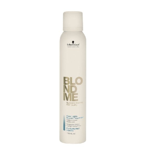 Schwarzkopf BlondMe Illumi Lights Mousse Treatment 150ml - Planethair 