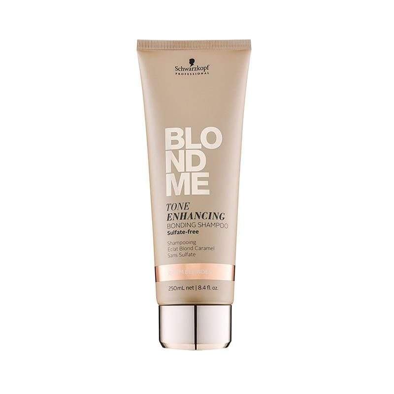 Schwarzkopf Blondme Tone Enhancing Bonding Shampoo 250ml - Biondi Caldi - Planethair 