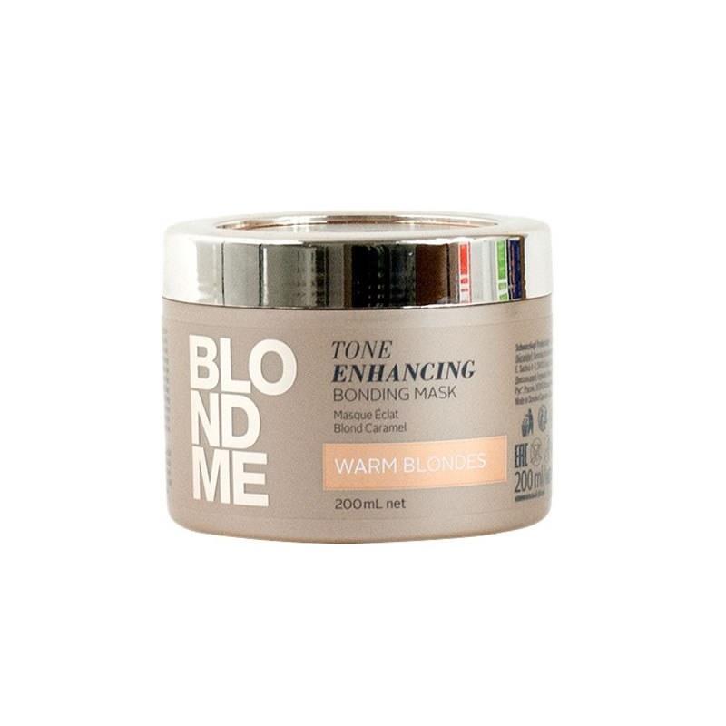 Schwarzkopf Blondme Tone Enhancing Mask 200ml - Biondi Caldi - Planethair 