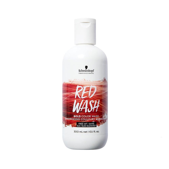 Schwarzkopf Bold Color Wash Red 300ml shampoo colorante - Planethair 