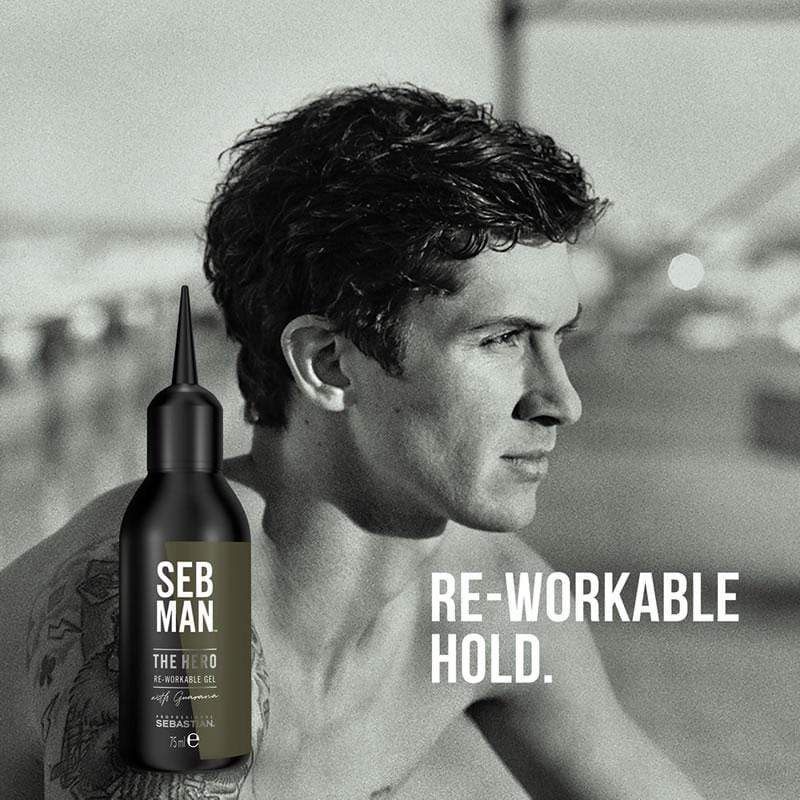 Sebastian Man The Hero Gel Capelli Uomo 75ml - Planethair 