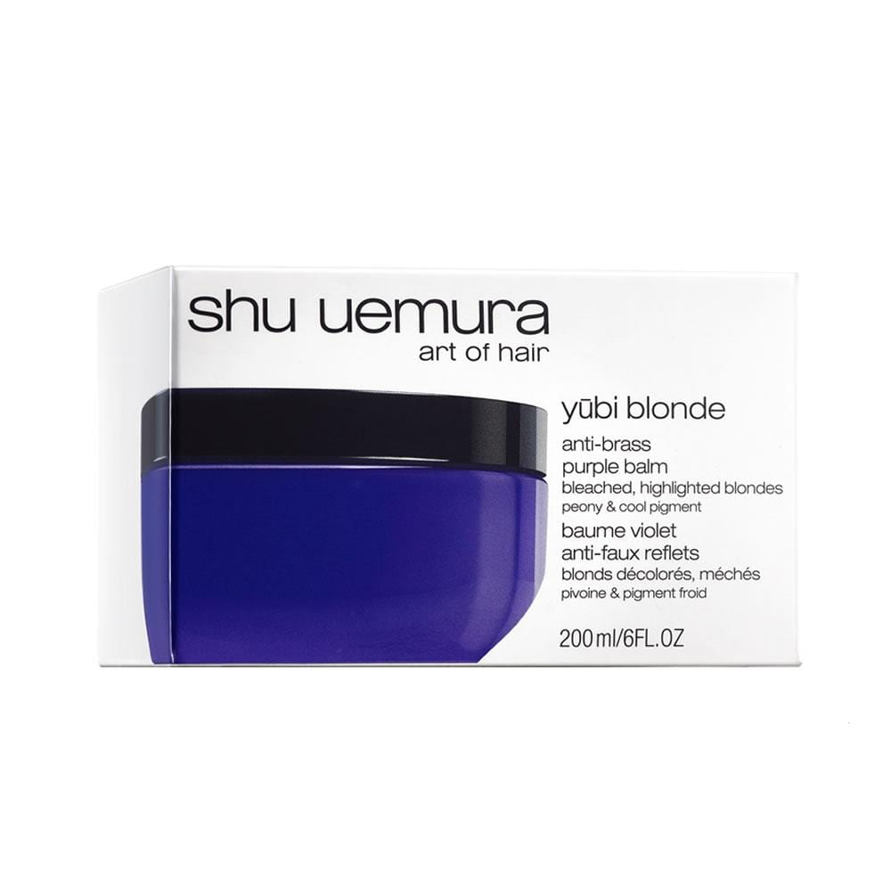 Shu Uemura Yubi Blonde Anti Brass Purple Balm 200ml maschera antigiallo - Capelli Biondi - 30/40
