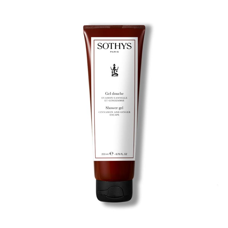 Sothys Gel Douche Evasion Cannelle et Gingembre Bagno Doccia 200ml - Planethair 