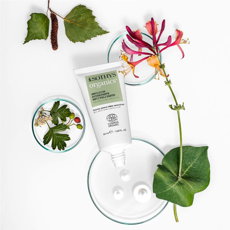 Sothys Organics Emulsion Hydratante Revitalisante Crema Viso Idratante 50ml - Planethair 