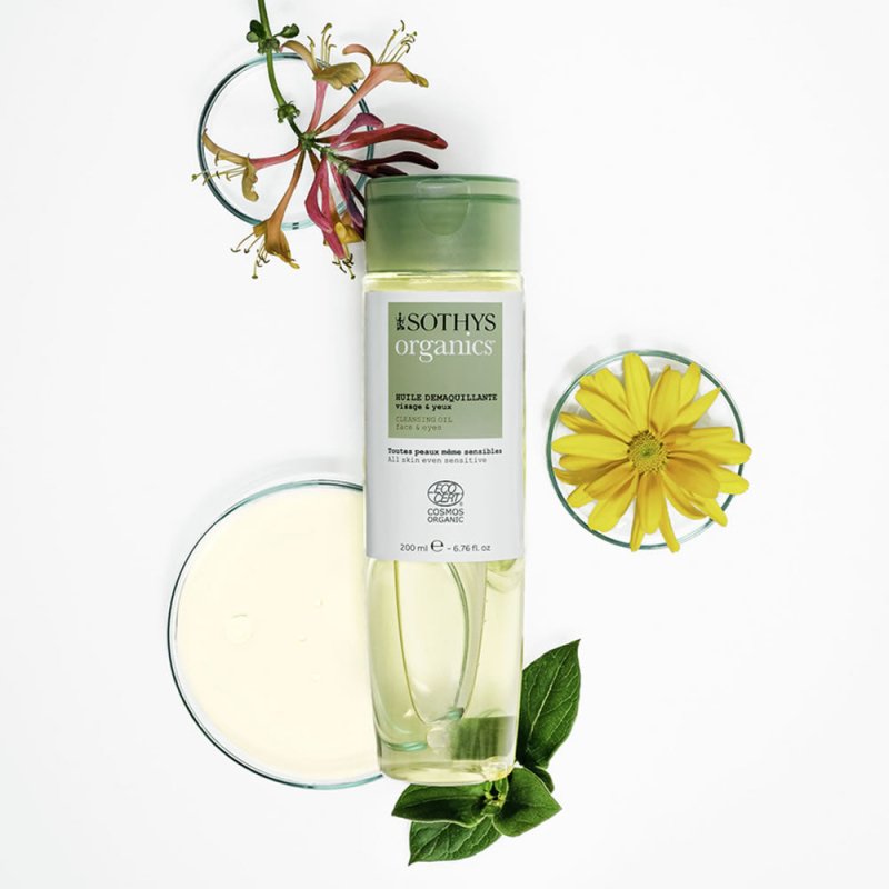 Sothys Organics Huile Demaquillante Olio Detergente Viso e Occhi 200ml - Planethair 