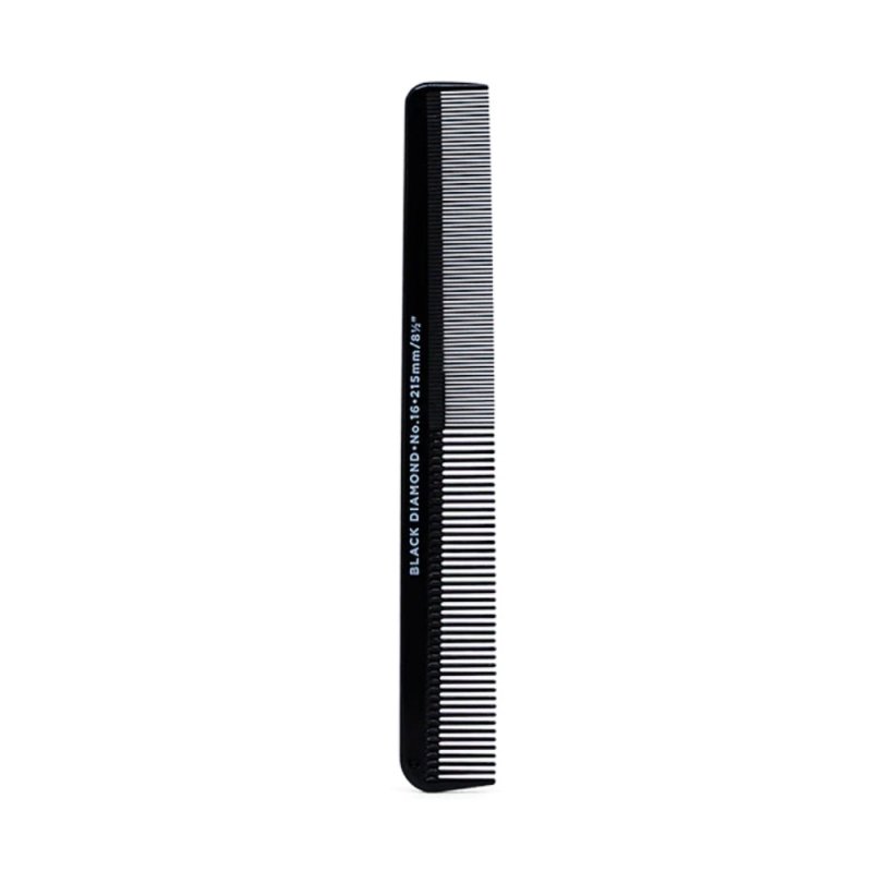 DenMan Black Diamond BD16 215mm Military Comb pettine - Planethair 
