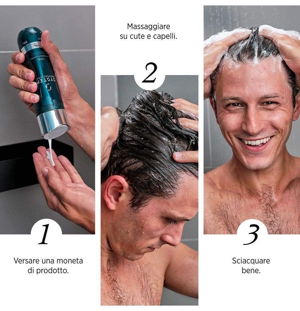 System Professional Man Shampoo Anti Forfora 50ml - Planethair 