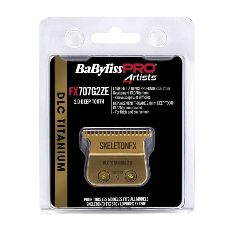 Babyliss Pro 4Artists Gold 2.0 Deep Tooth FX707G2ZE per SkeletonFX - Planethair 