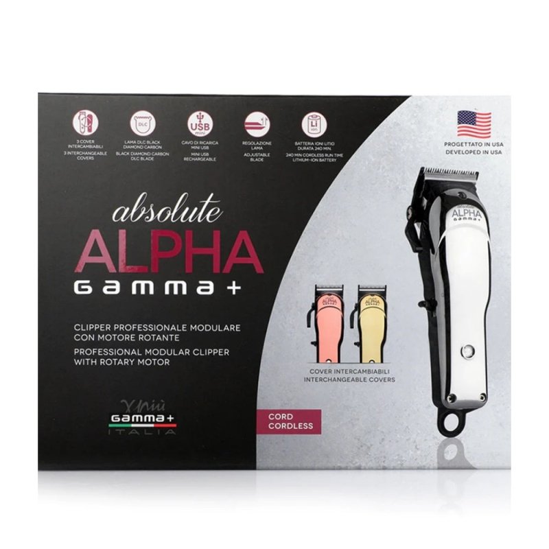 Gamma Più Absolute Alpha Clipper tagliacapelli professionale - Planethair 