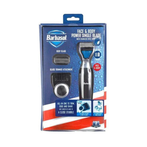 Barbasol Face & Body Power Single Blade rasoio elettrico ricaricabile - Planethair