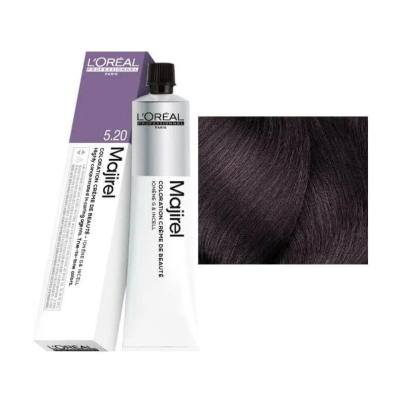 L'oreal Majirouge Castano Chiaro Irisee Intenso 5.20 50ml - Planethair 