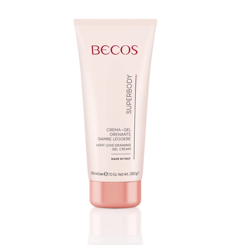 Becos Superbody Crema Gel Drenante Gambe Leggere 200ml - Planethair 